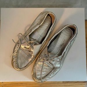 Metallic Sperry Boat Shoes